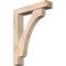 Ekena Millwork Legacy Block Smooth Bracket w/ Offset Brace, Douglas Fir, 5 1/2"W x 26"D x 34"H BKT0604X26X34LEC05SDF - alternate 1